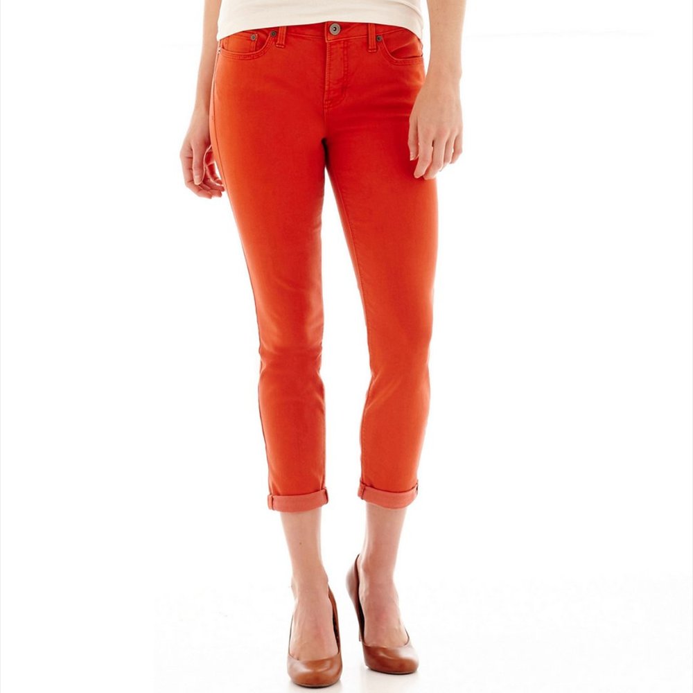 STYLUS RollCuff Skinny Ankle Jeans-Stretchy-Sz 27